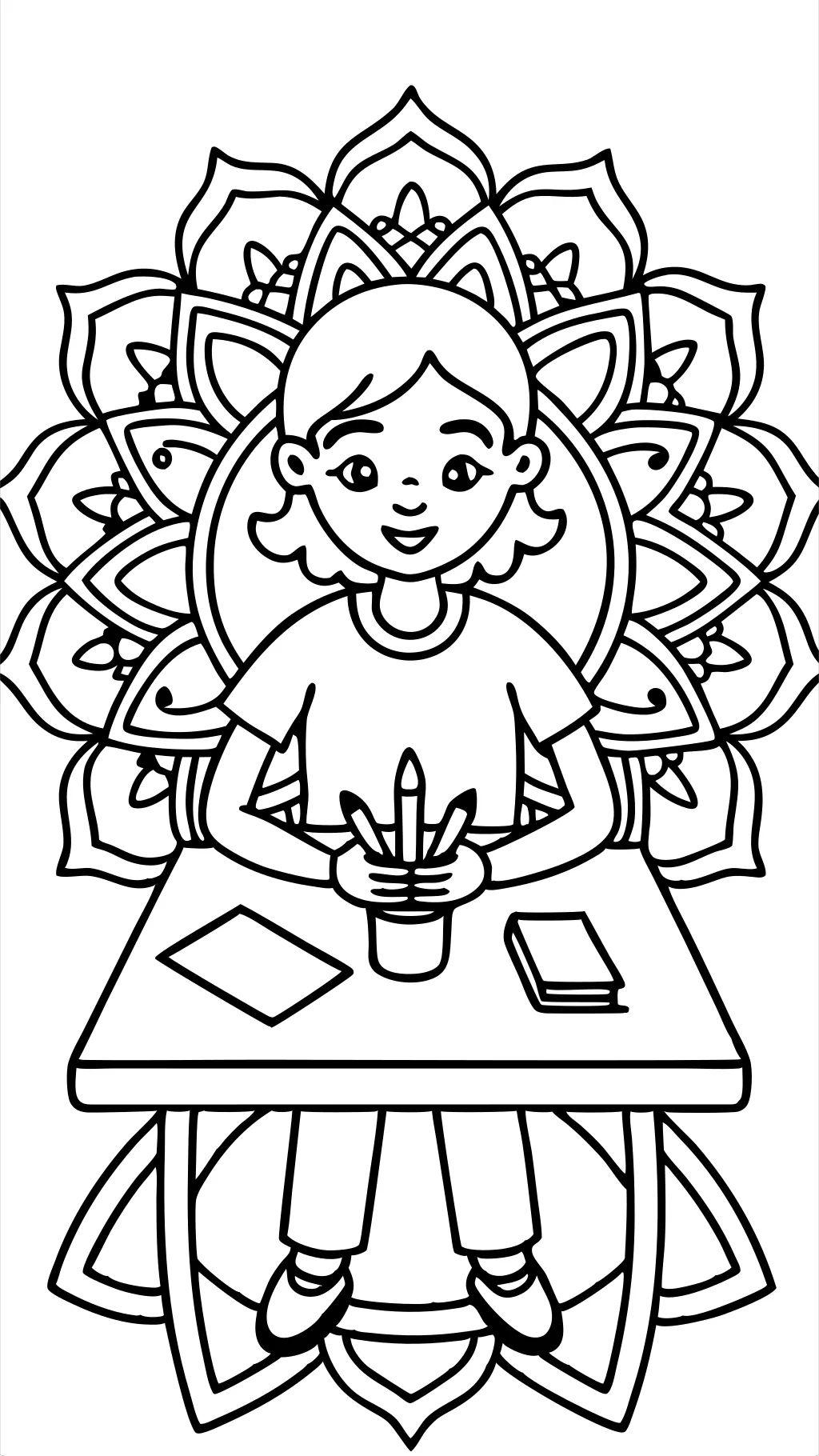 person coloring pages